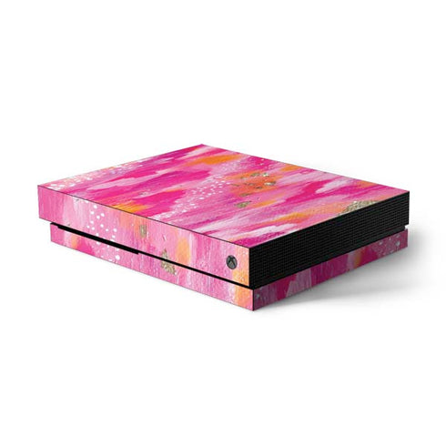 Etta Vee Gold Dust Xbox One X Console Skin